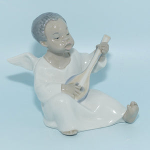 Lladro figure Angel | Dark | Strumming #4537