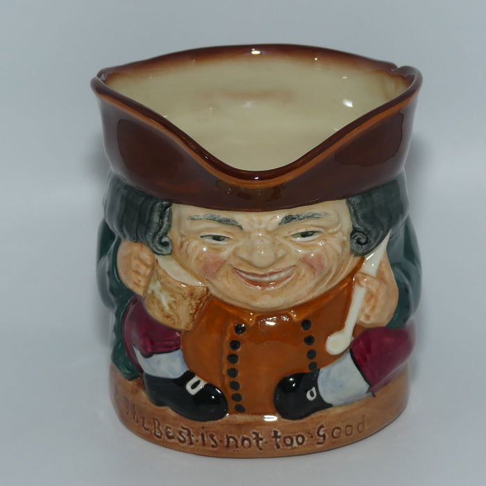 D6107 Royal Doulton small toby jug The Best is Not too Good
