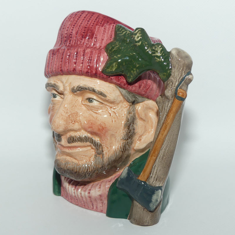 D6610 Royal Doulton large character jug Lumberjack Roundabout Antiques