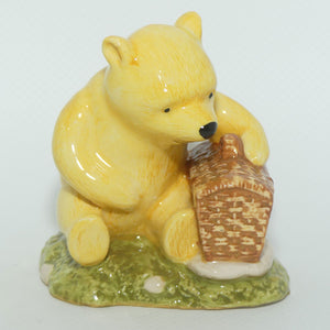 WP19 Royal Doulton Winnie the Pooh figure | Winnie the Pooh and the Fair Sized Basket
