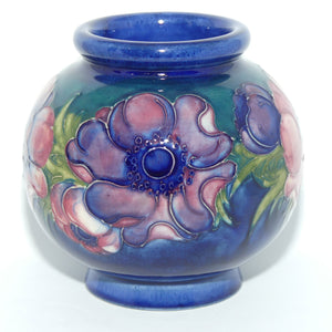 Walter Moorcroft Anemone (Blue Green) ball vase #2