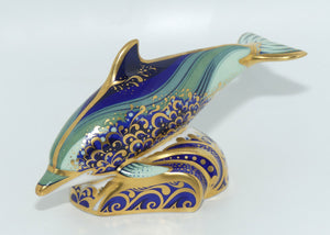 Royal Crown Derby paperweight | Baby Bottlenose Dolphin