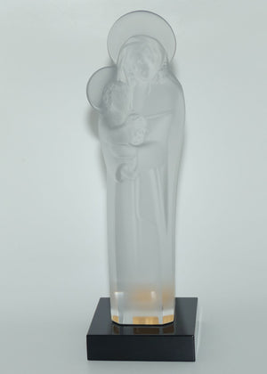 Lalique ® France figure 12014 Vierge Et Jesus | Madonna and Baby Jesus