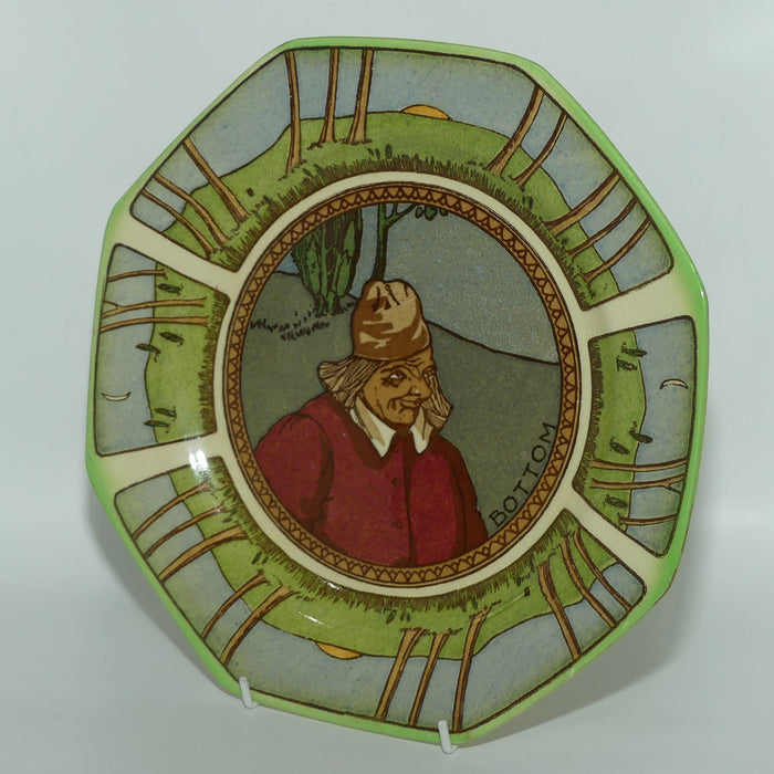 Royal Doulton Midsummer Night's Dream series plate | Bottom | Octagonal shape D2874 | #1