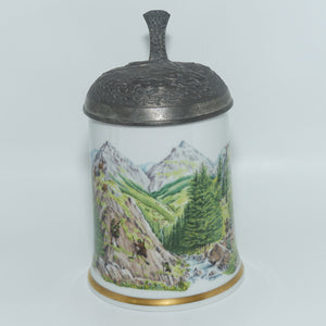 Franklin Porcelain | Chamois Hunting Collectors mug