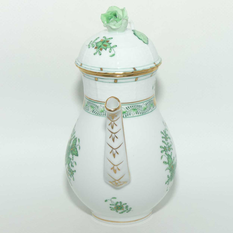 Pot à Lait Herend Apponyi Vert 644 | Porcelaine De Collection, Article D'exposition