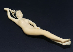 Chinese carved Ivory Doctors Lady | Medicine Lady | 14cms