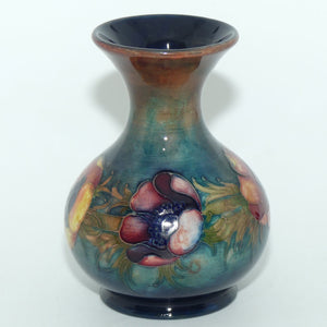 William Moorcroft Flambe Anemone Bulbous Shape vase | Flambe Tints