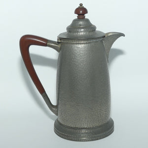 English Arts and Crafts | Hampden Pewter hand beaten coffee pot