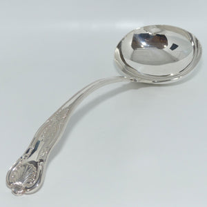 EPNS A1 Silver Plated Kings Pattern soup ladle | large | 30cm long