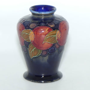 William Moorcroft Pomegranate miniature tapering vase