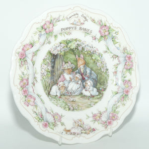 Royal Doulton Brambly Hedge Giftware | Poppy's Babies plate | 20cm
