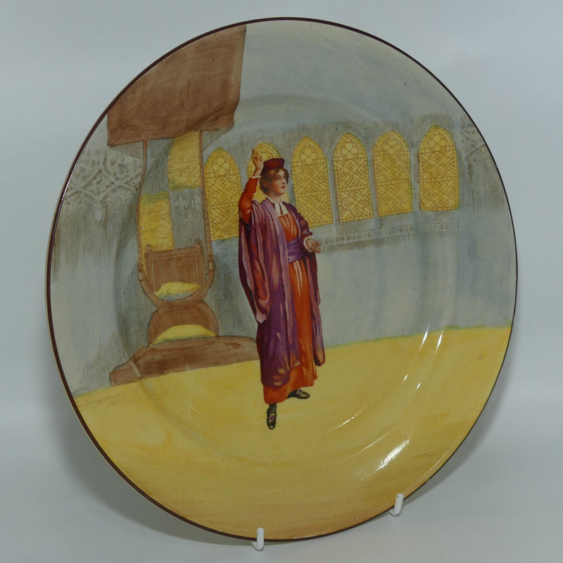 Royal Doulton Series Ware Shakespearean Portia plate D3835 Roundabout Antiques