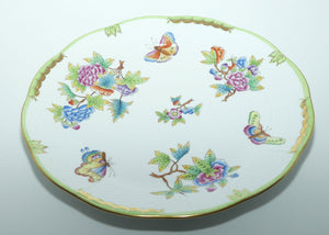Herend Hungary Queen Victoria 524/VB0 pattern | set of 6 dinner plates | 25.5cm diam