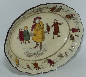 Royal Doulton Sport and Leisure | Skating oval bowl D2789