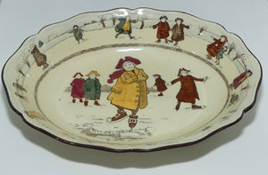Royal Doulton Sport and Leisure | Skating oval bowl D2789
