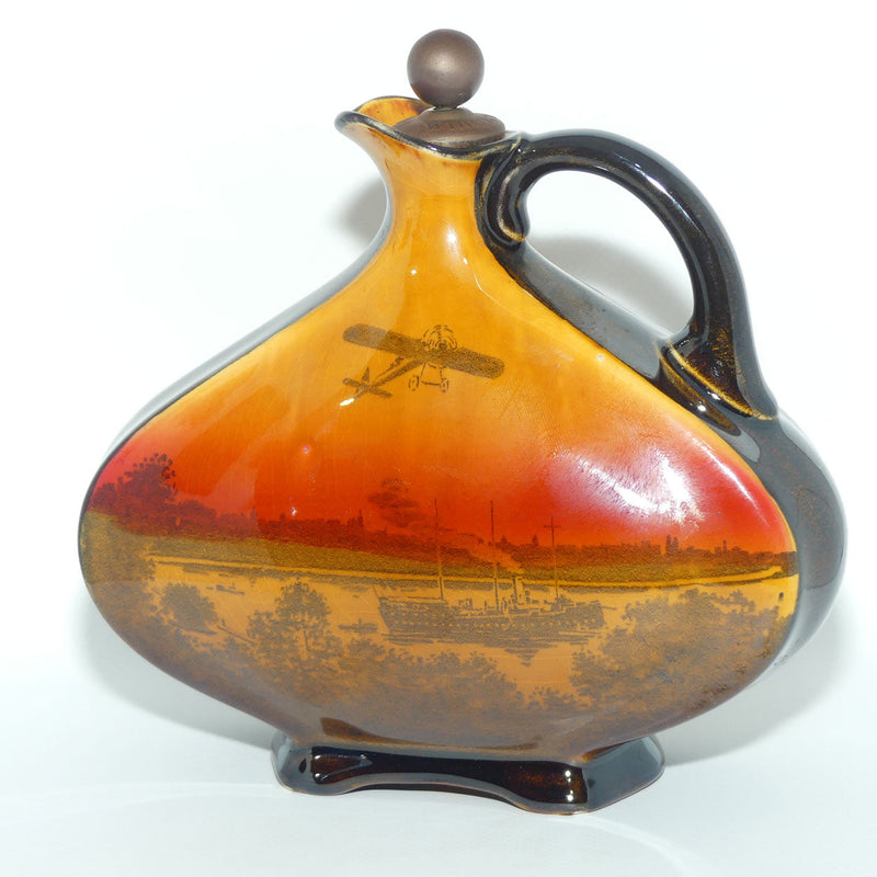 Royal Doulton Kingsware flask Sydney Harbour Commemorative