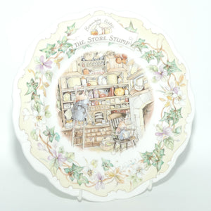 Royal Doulton Brambly Hedge Giftware | Homes and Work Places | The Store Stump plate | 20cm