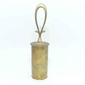 World War I era Trench Art Brass dinner bell