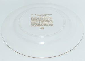 Spode Bone China Westminster Abbey 900 Years Commemorative plate