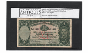 1942 R30a Commonwealth of Australia 1 Pound | Armitage McFarlane | H67 965827 | VF