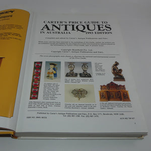 reference-book-carters-price-guide-to-antiques-in-australia-1993-edition