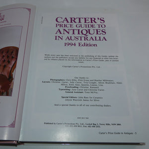 reference-book-carters-price-guide-to-antiques-in-australia-1994-edition