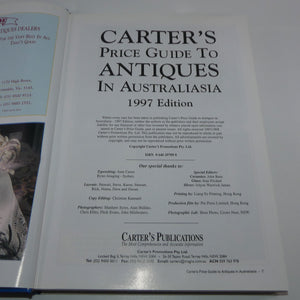 reference-book-carters-price-guide-to-antiques-in-australasia-1997-edition