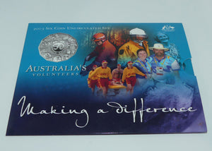 RAM 2003 Six Coin Uncirculated set | Mint Set | Australia's Volunteers