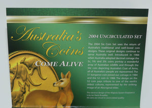 Royal Australian Mint [RAM] | 2004 Uncirculated Coin set | Mint set