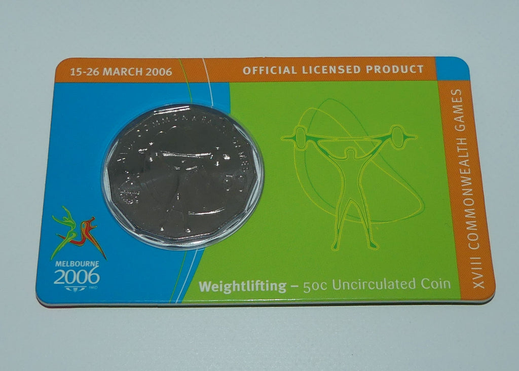 RAM 2006 | Melbourne 2006 | 50 cent Uncirculated | Weightlifting