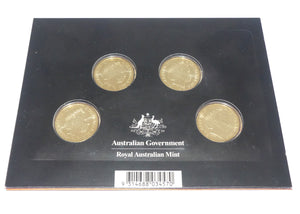 RAM 2010 Four Coin Uncirculated set | 100 Years of Australian Coinage