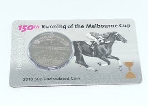 RAM 2010 50c Uncirculated Coin | 150th Running of the Melbourne Cup