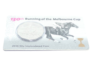 RAM 2010 50c Uncirculated Coin | 150th Running of the Melbourne Cup