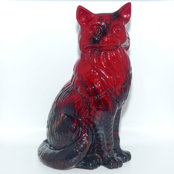 #2269 Royal Doulton Flambe Cat | Seated | Style Two