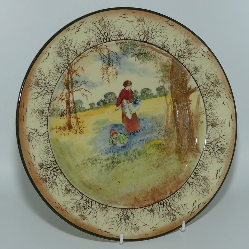 Royal Doulton Bluebell Gatherers plate D3812 Roundabout Antiques