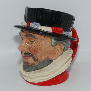 D6206 Royal Doulton large character jug Beefeater | ER handle | Scarlett