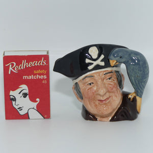 D6512 Royal Doulton miniature character jug Long John Silver | later stamp