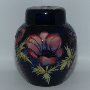 Moorcroft Anemone Blue 769/8 ginger jar