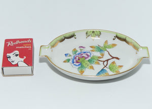 Herend Hungary Queen Victoria pattern | small oval ashtray or pen tray