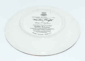 Bradex 03 B21 2.03 plate | Bendigo Pottery | Darcy W Doyle | Golden Summers | Maiden Flight
