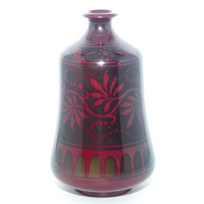 Bernard Moore Pottery Flambe Foliage vase (Cecily H Jackson)