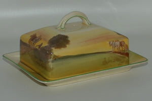 royal-doulton-ploughing-lidded-butter-dish