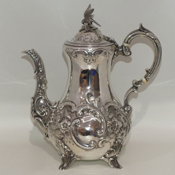 Victorian Sterling Silver Coffee Pot | London 1856