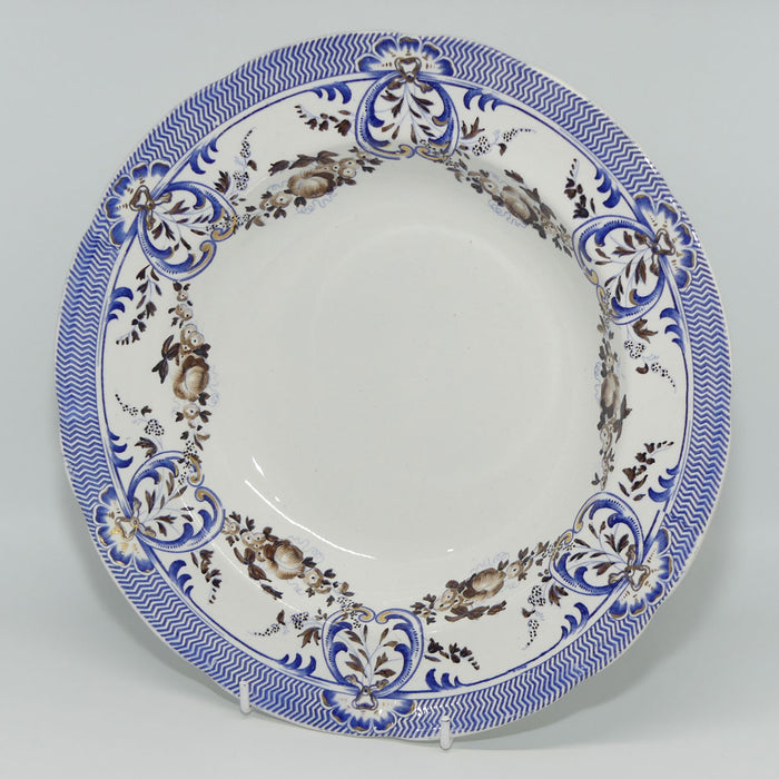Copeland and Garrett New Fayence Blue and White bowl #1 | c.1833 - 1847 | Regency era