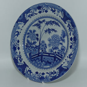Davenport Stone China traditional Blue and White plate | c.1819 - 1864