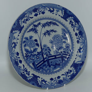 Davenport Stone China traditional Blue and White plate | c.1819 - 1864