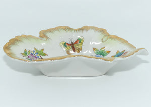 Herend Hungary Queen Victoria pattern | fluted dish #1