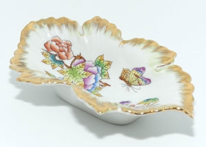 Herend Hungary Queen Victoria pattern | fluted dish #2