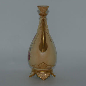 royal-worcester-blush-ivory-hand-painted-and-gilt-twin-handle-roses-vase